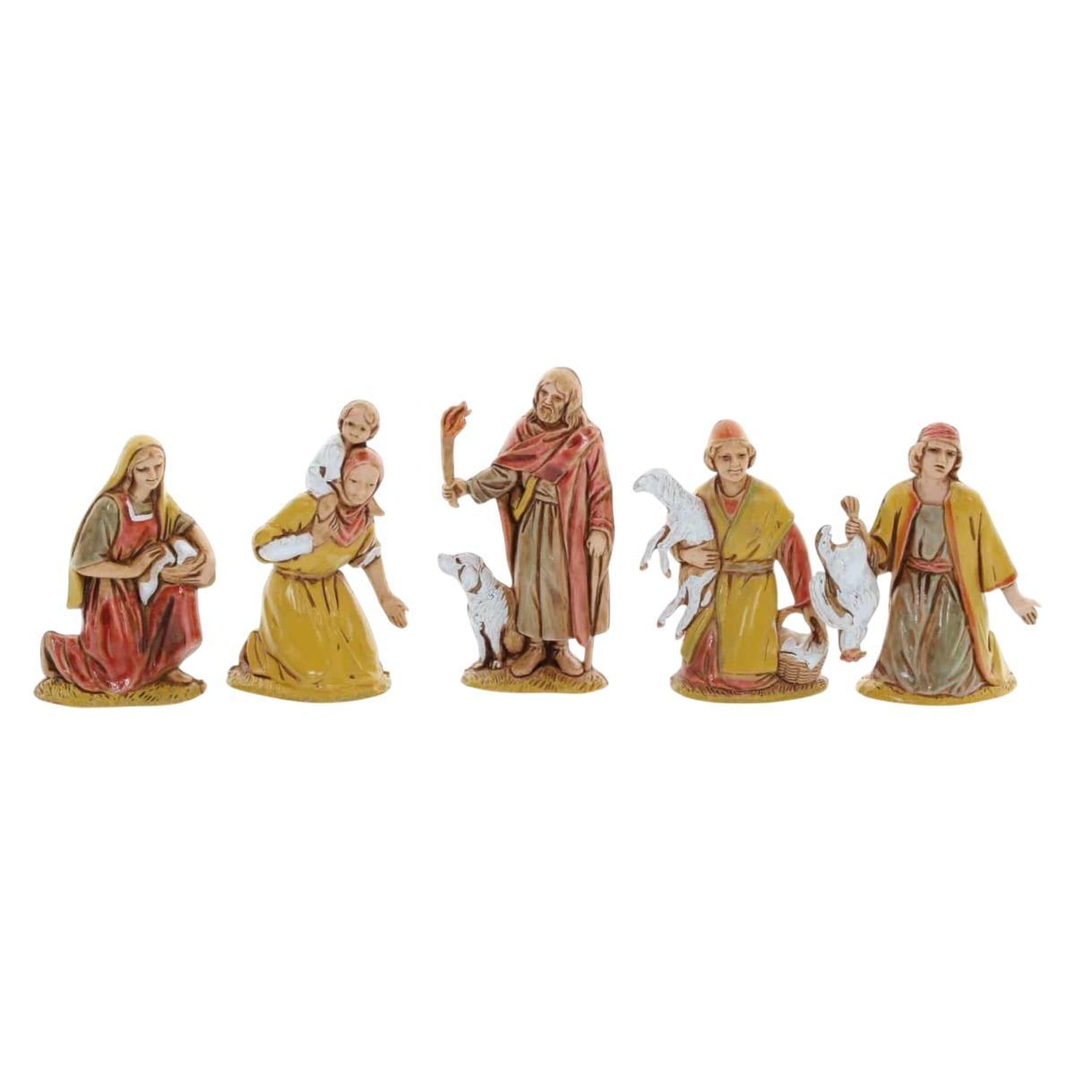 Statua cm.6 Pastori Assortiti Set pz.10 |Moranduzzo