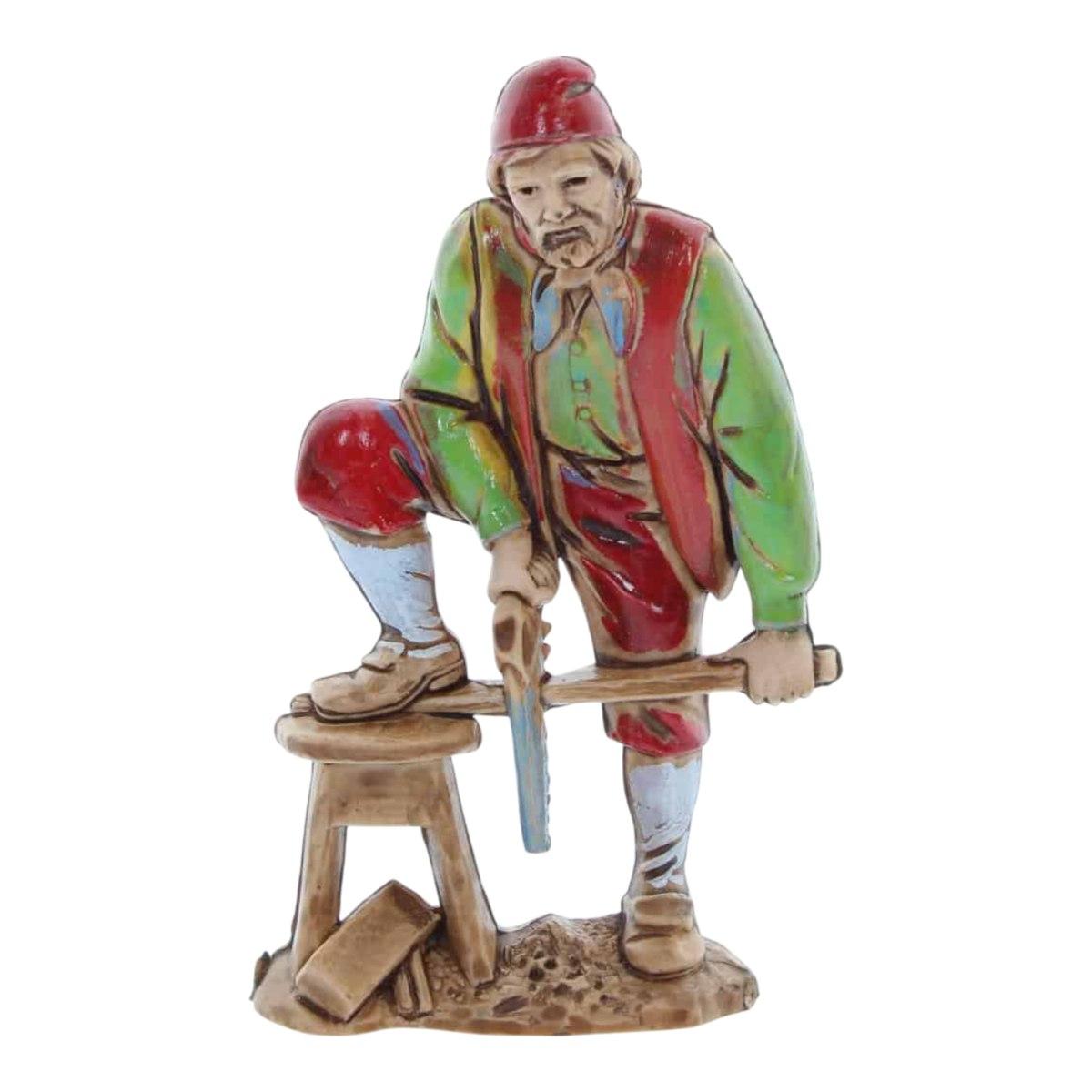 Statua cm.8 Pastori Mestieri Assortiti Set pz.8 |Moranduzzo