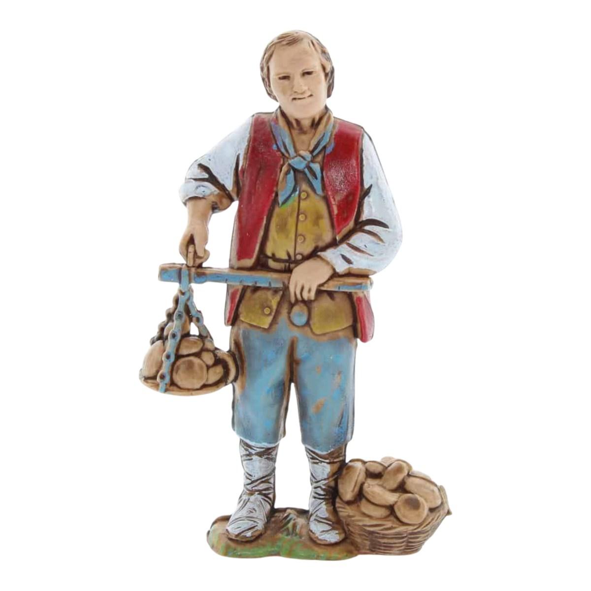 Statua cm.8 Pastori Mestieri Assortiti Set pz.8 |Moranduzzo