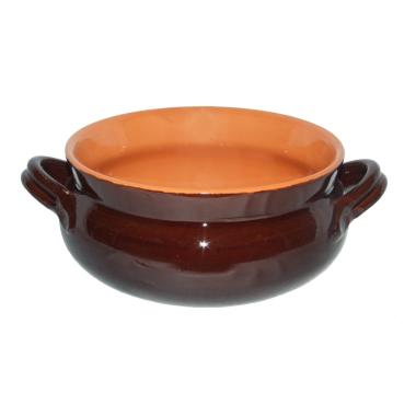 Casseruola Umidiera Terracotta cm.ÃƒÂ˜24 Valdensa con Manici |_508