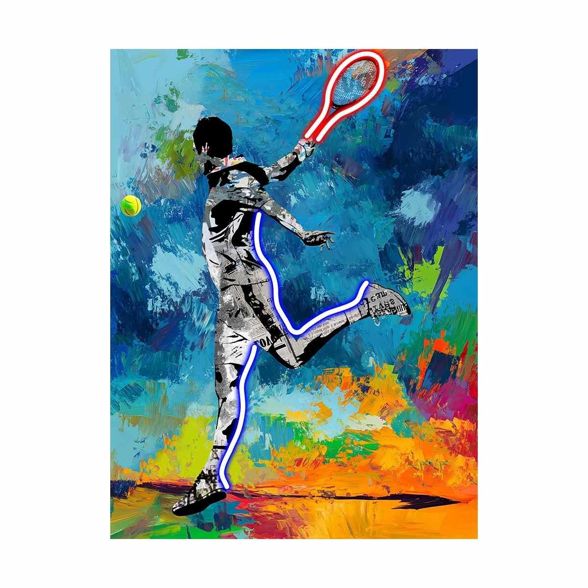 Quadro LED Tennis cm.60x90 |Lamart