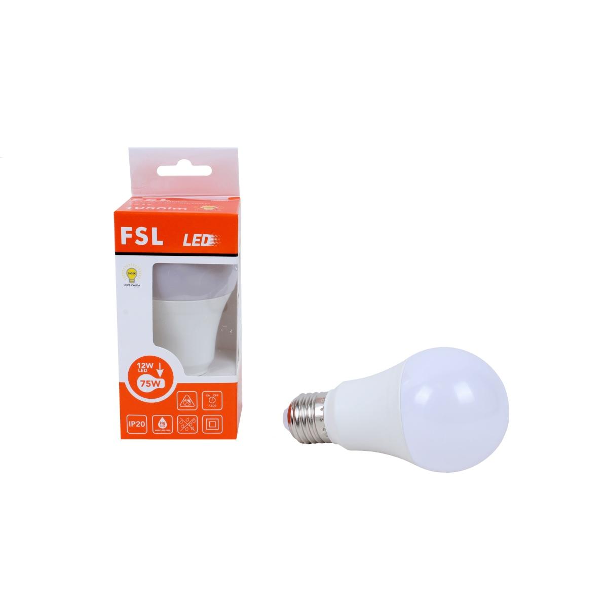 Lampadina E27 Led 12W 3000k 220V Caldo |_867