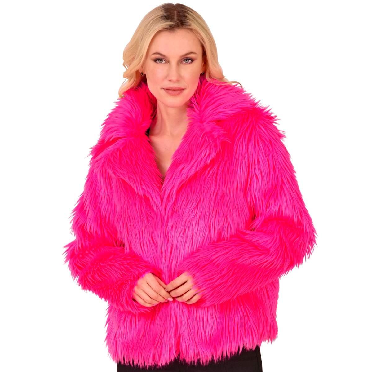 Giacca Disco Pelosa Rosa |Donna_TN_09922