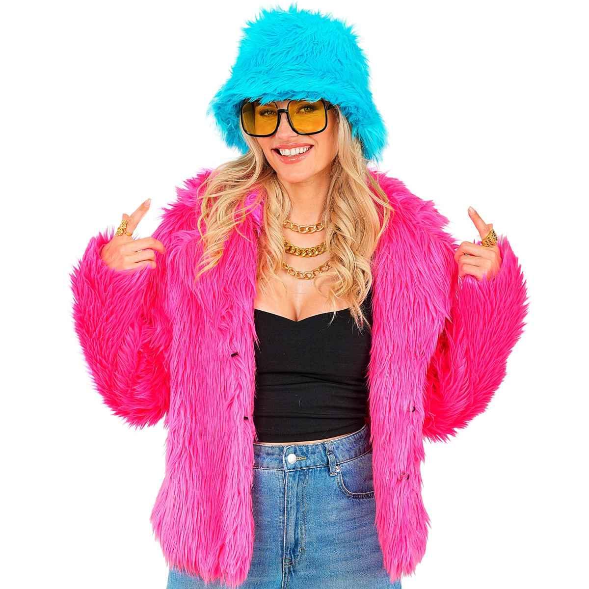 Giacca Disco Pelosa Rosa |Donna_TN_09922