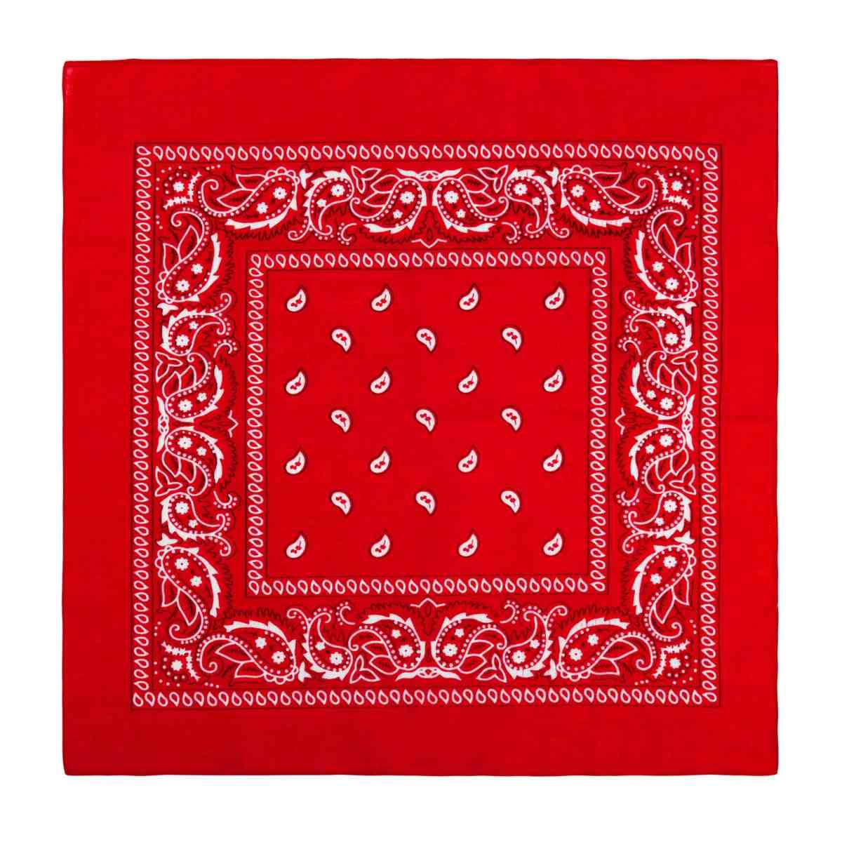 Bandana Foulard Cowboy Rossa cm.55x55 |_303