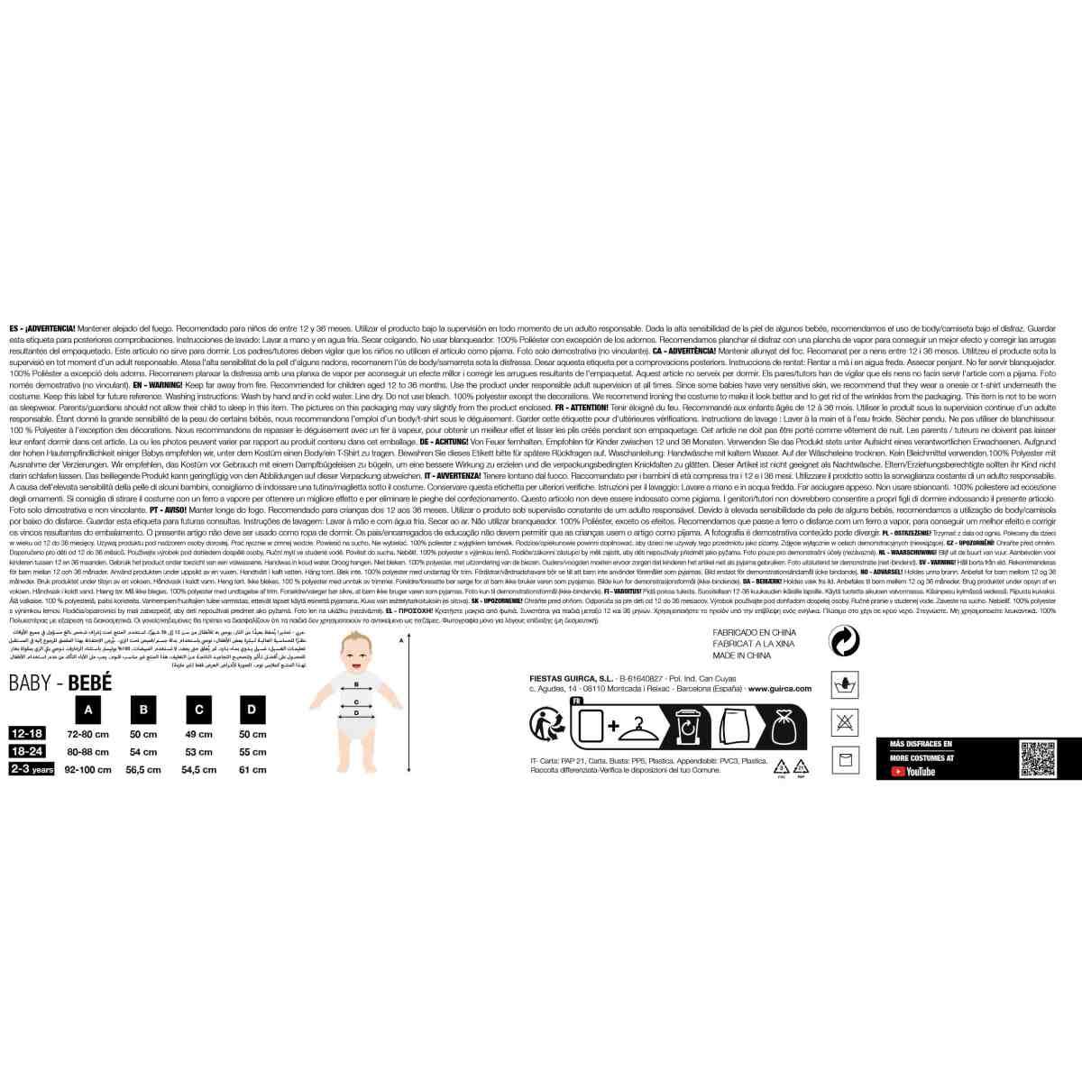 Costume Avatar Felino Blu |Bambina _TD_04592