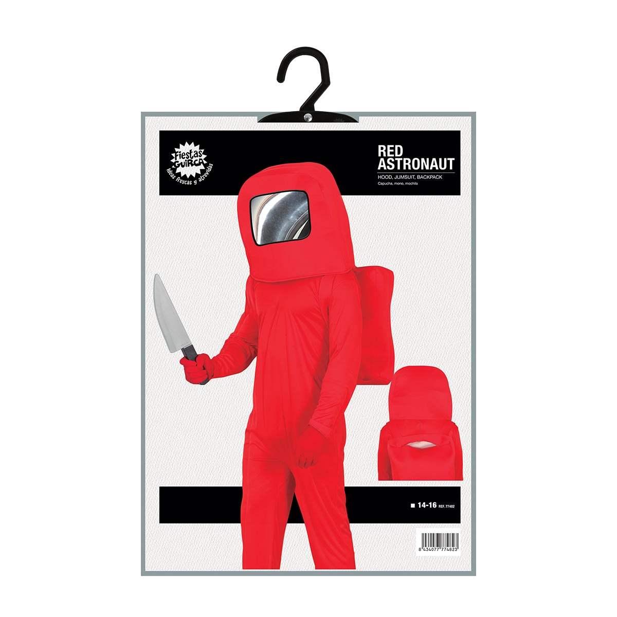 Costume Astronauta Rosso |Bambino _F3_04509
