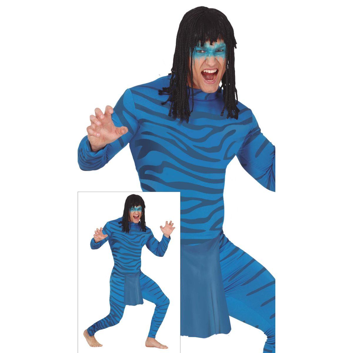 Costume Avatar Felino Blu |Uomo_G4_05909