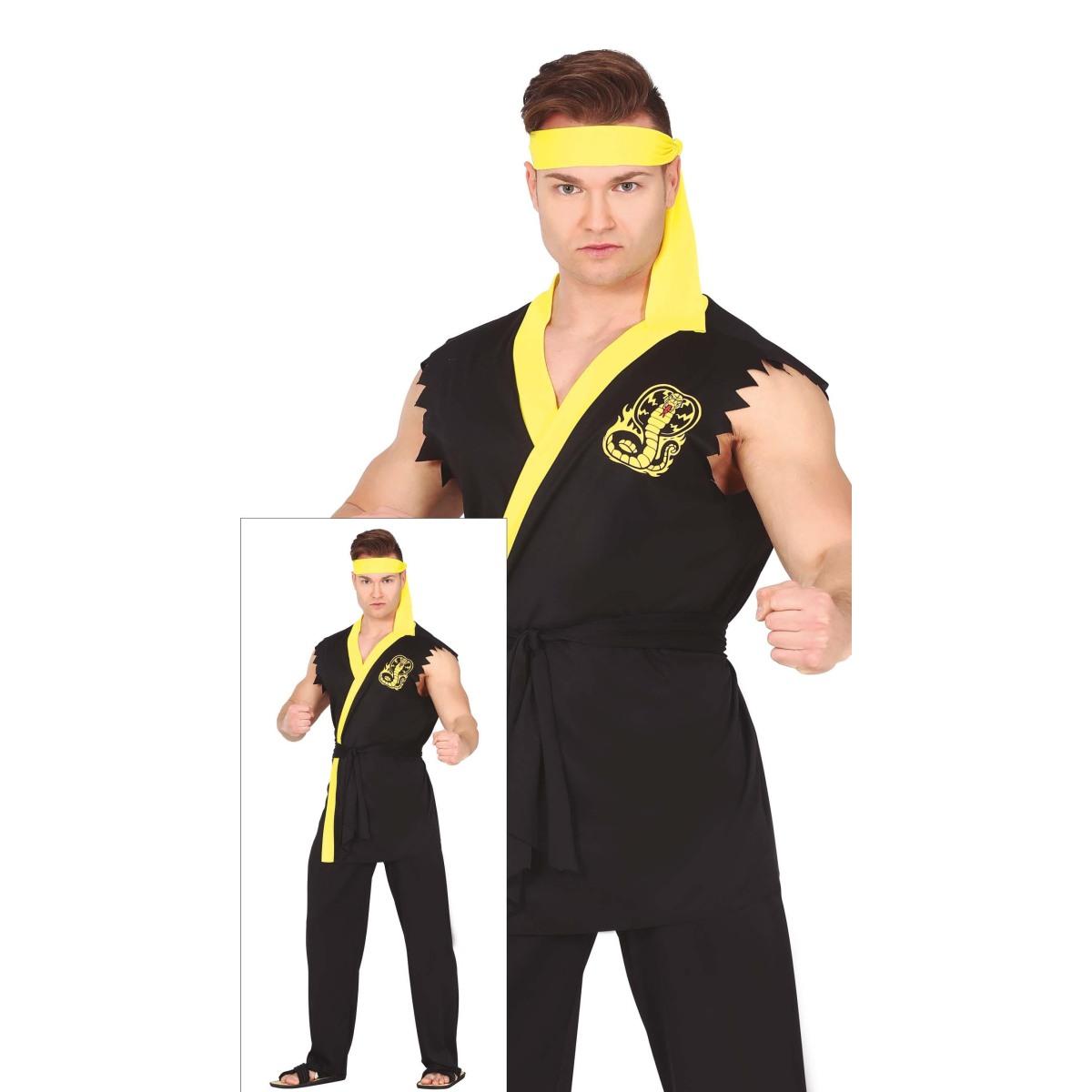 Costume Lottatore Karate Ninja |Uomo_C4_01961