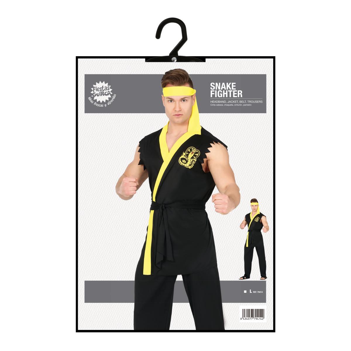 Costume Lottatore Karate Ninja |Uomo_C4_01961