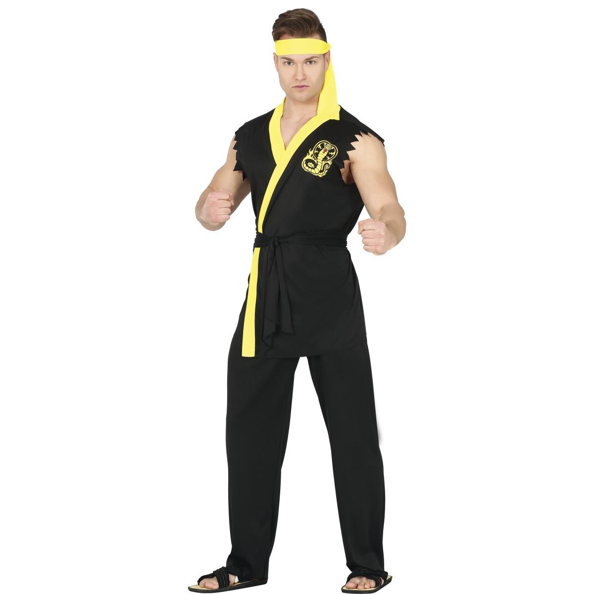 Costume Lottatore Karate Ninja |Uomo_C4_01961