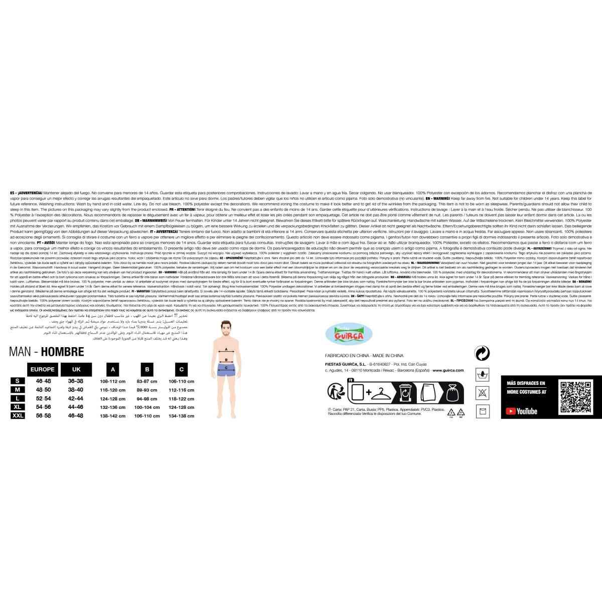 Costume Lottatore Karate Kid |Uomo_C2_01398