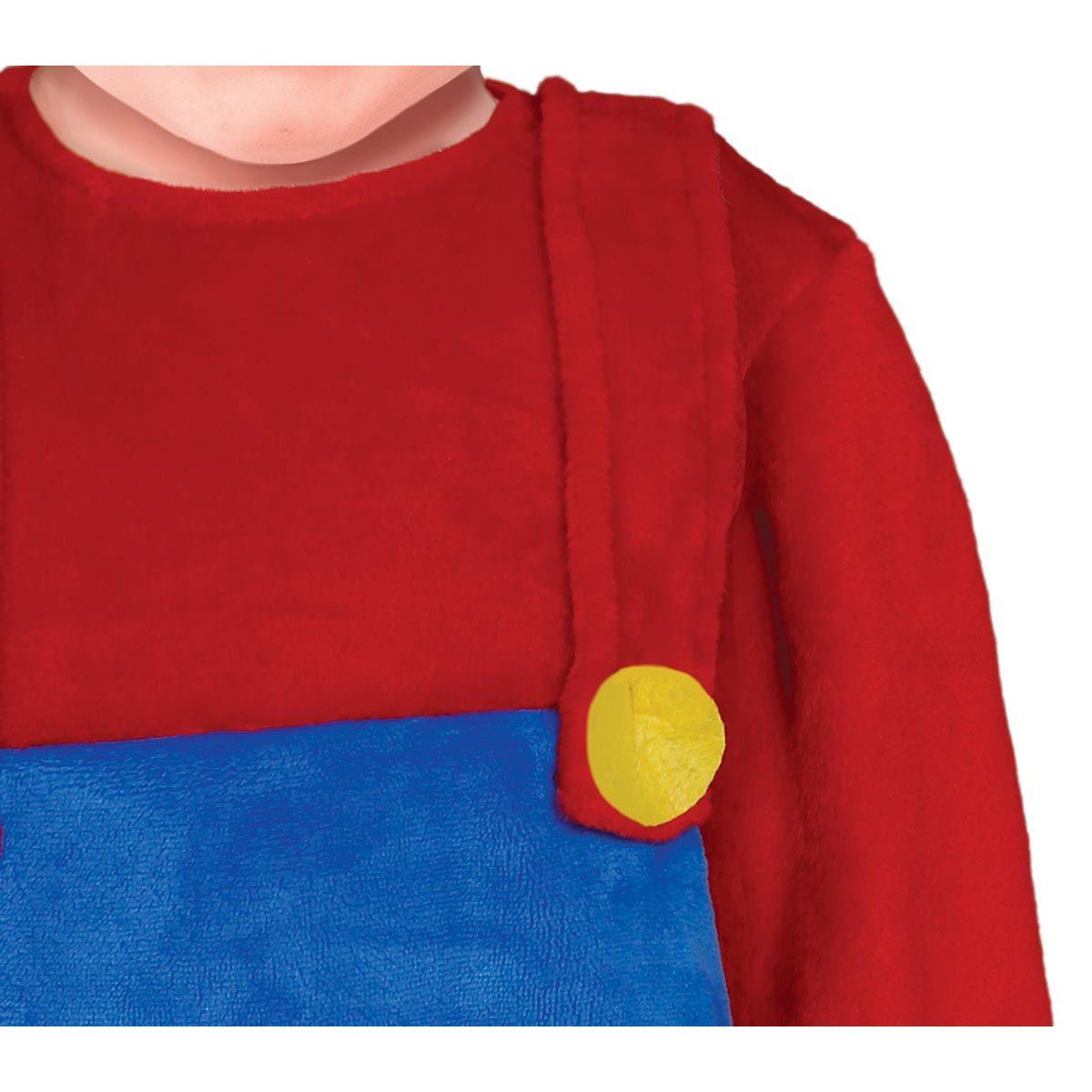 Costume Tuta Idraulico Blu Super Mario |Bambino_H4_08325<br />