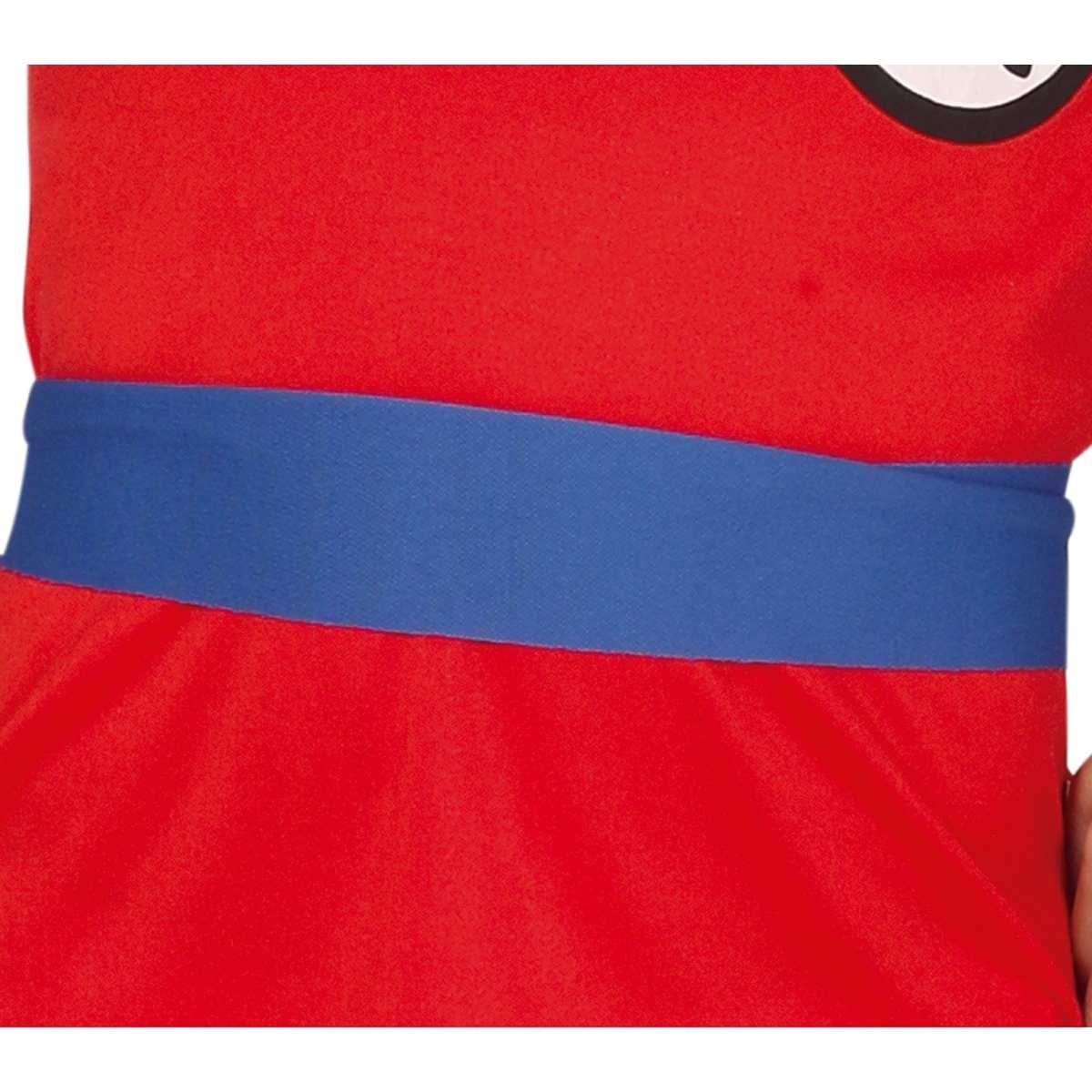 Costume Lottatore Karate Ninja Rosso |Bambino C1_01186