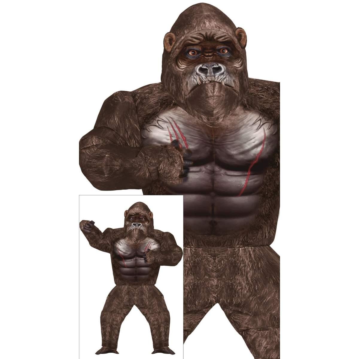 Costume Scimmia King Kong Gonfiabile |Uomo_TE_05992