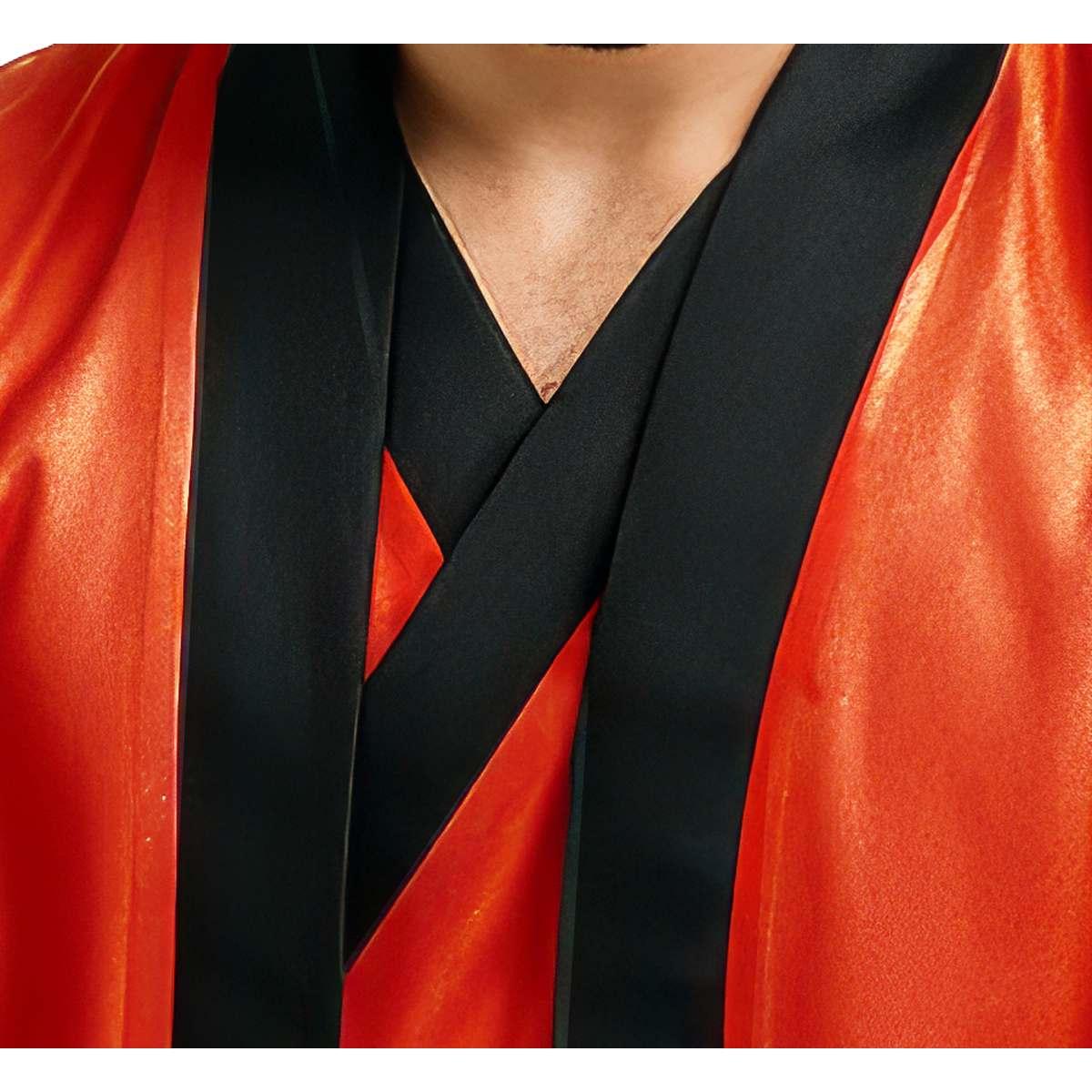 Costume Kimono Rosso Nero |Uomo
