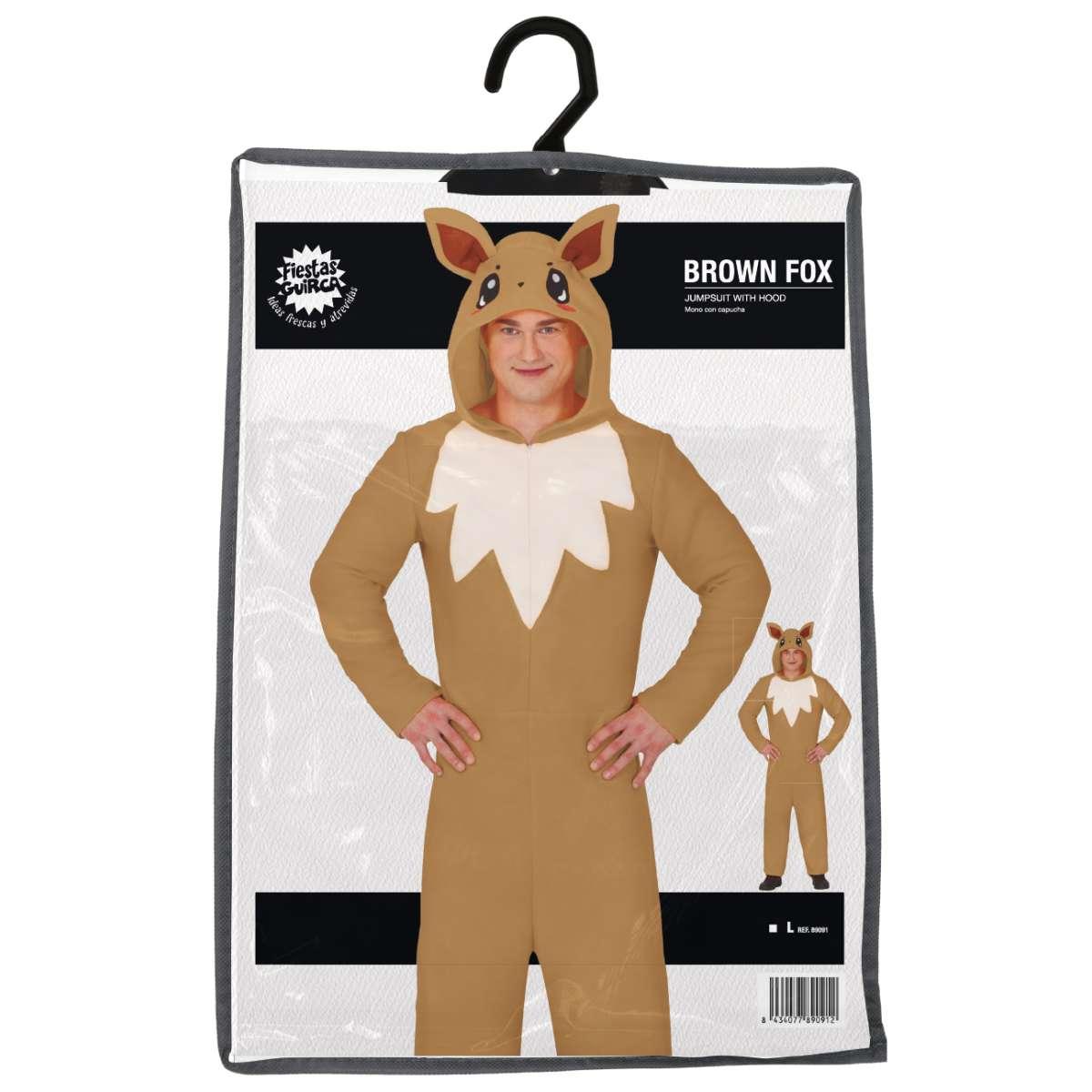 Costume Volpe Marrone |Uomo_TC_04019