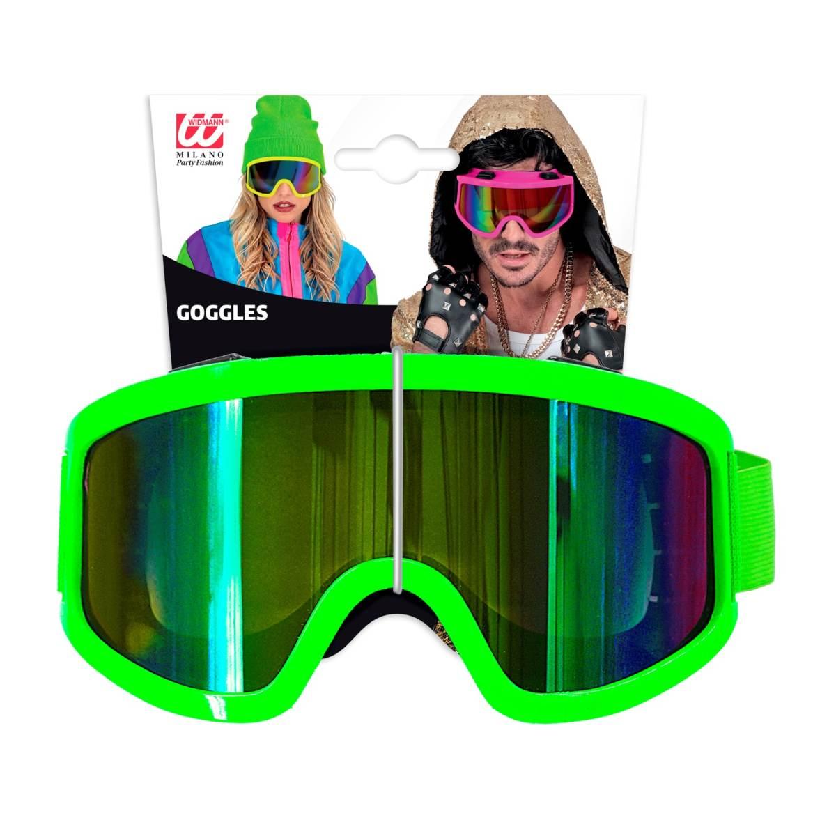 Occhiali da Sci Anni '80 Verde Fluo |_256