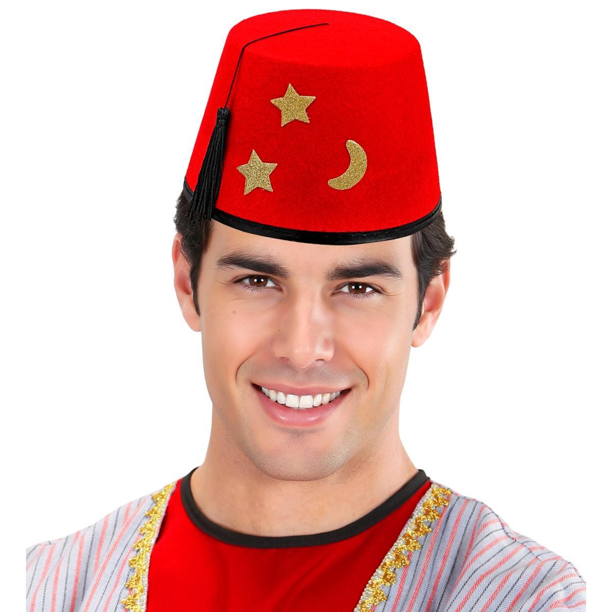 Cappello Feltro Turco Rosso |_011