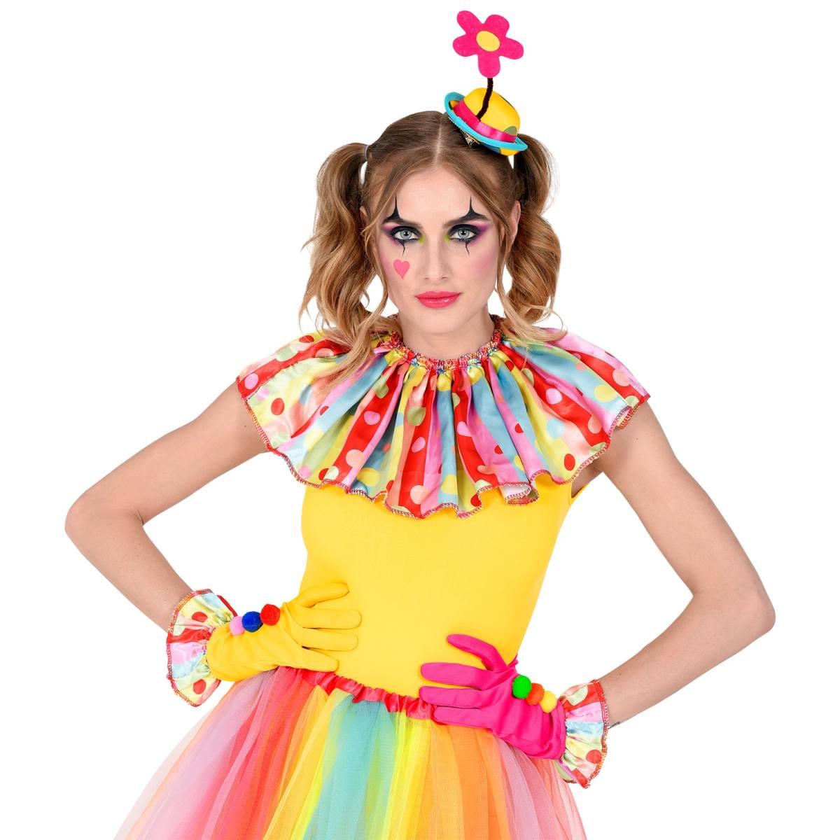 Collare Clown Guanti Cappello Set pz.3 |_438