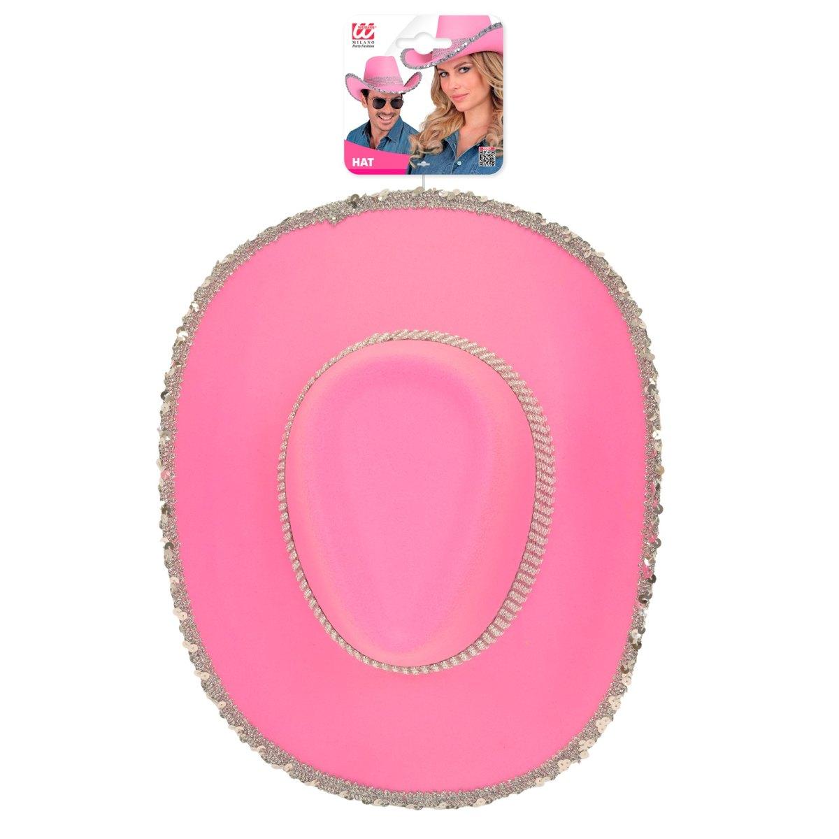 Cappello Cowboy Rosa con Strass |_669