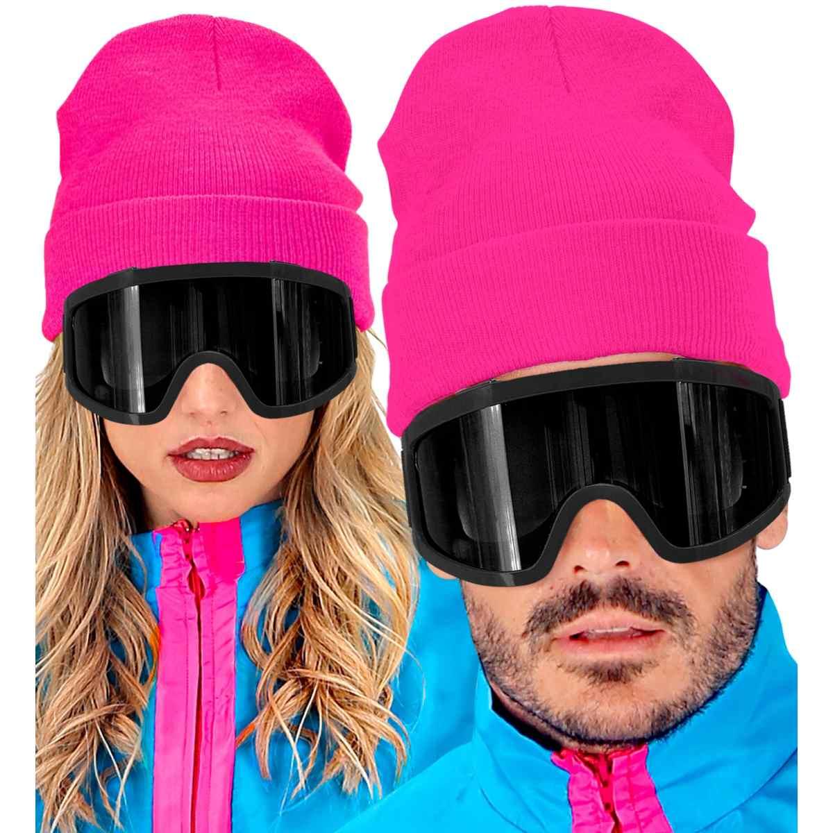Cappello Berretto Rosa Fluo Lana |_455