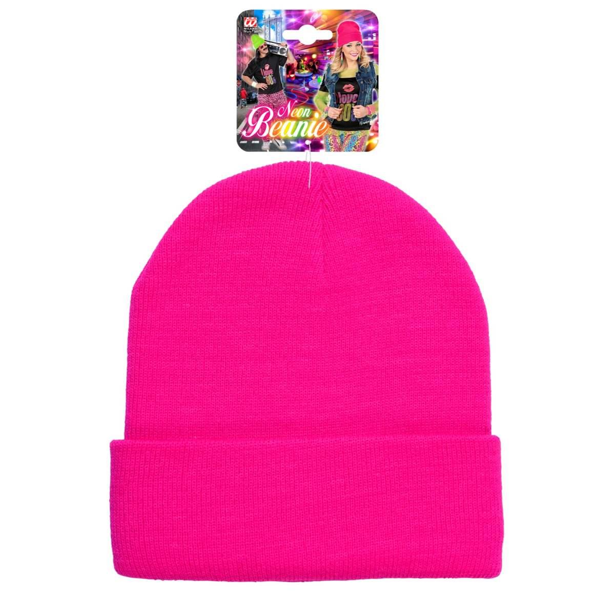 Cappello Berretto Rosa Fluo Lana |_455
