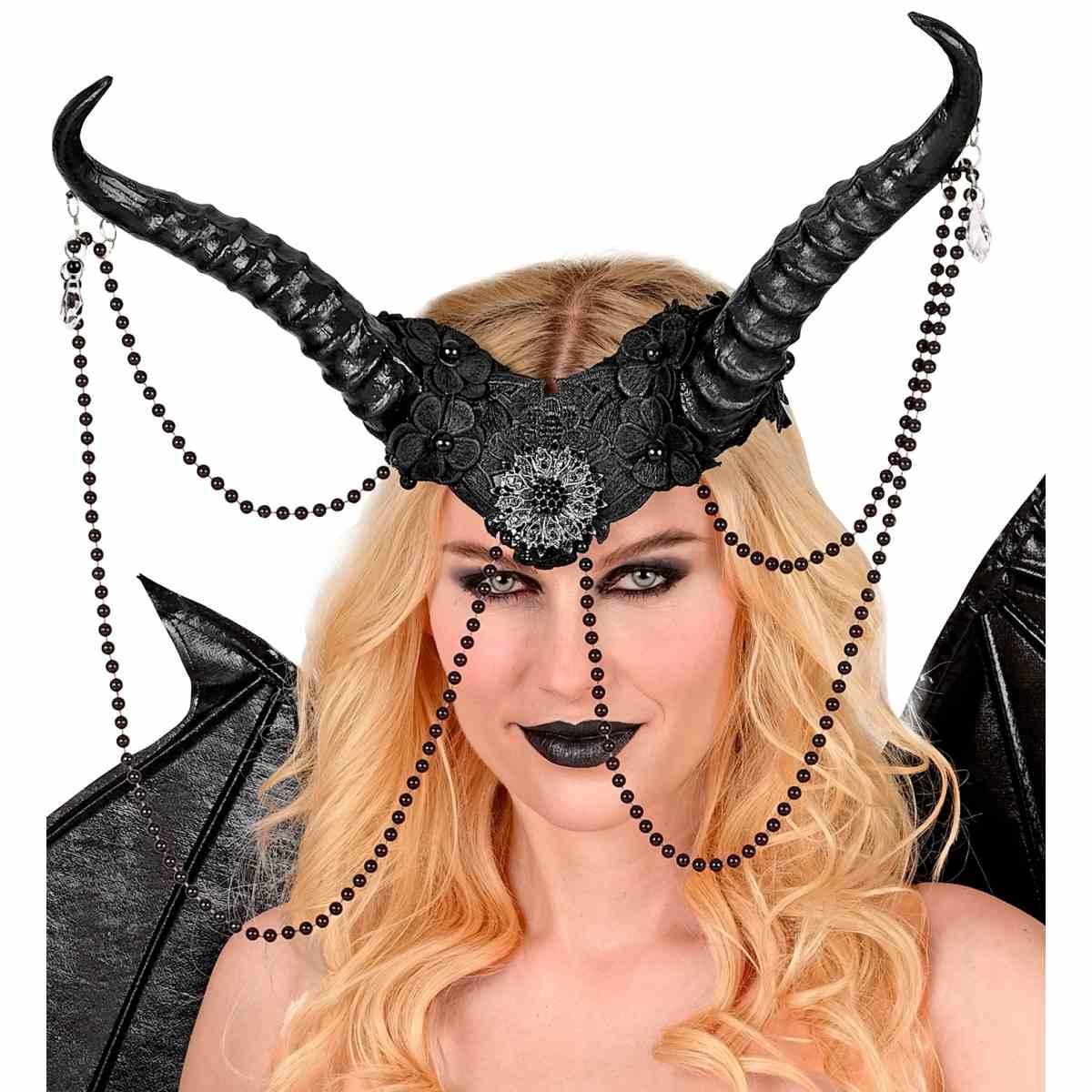 Copricapo Corna Nere |_156