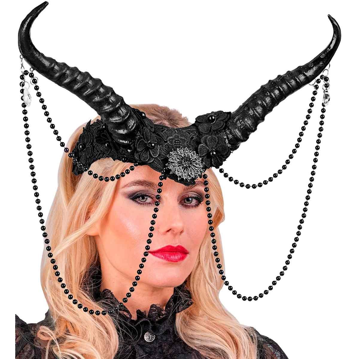 Copricapo Corna Nere |_156