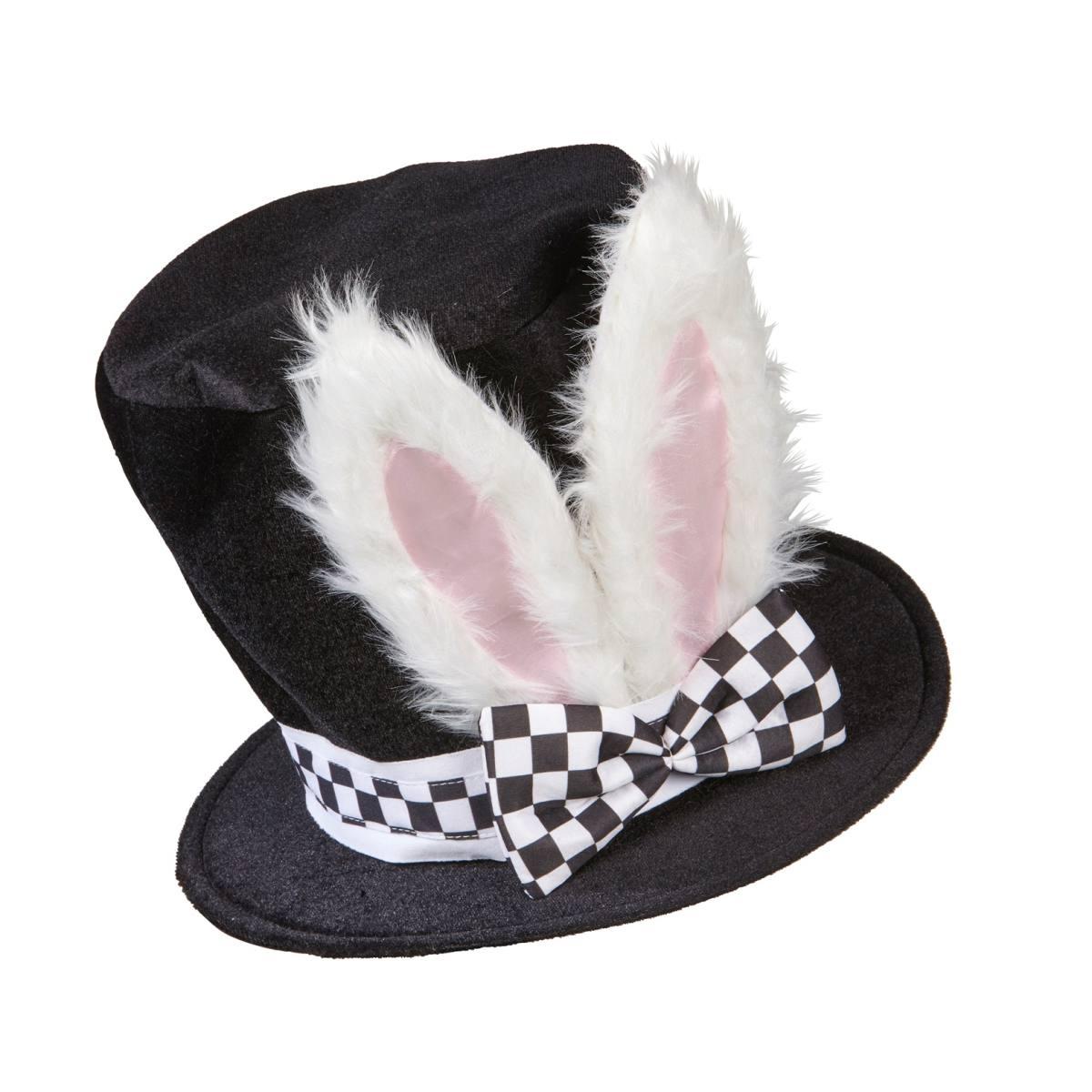 Cappello Cilindro Bianconiglio con Orecchie |_217