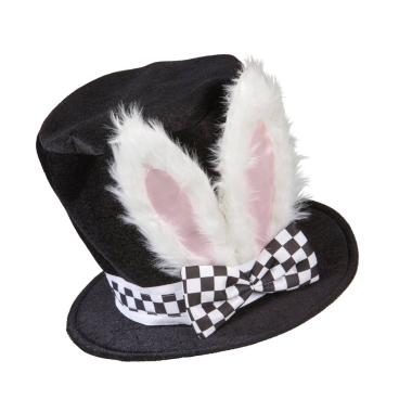 Cappello Cilindro Bianconiglio con Orecchie |_217