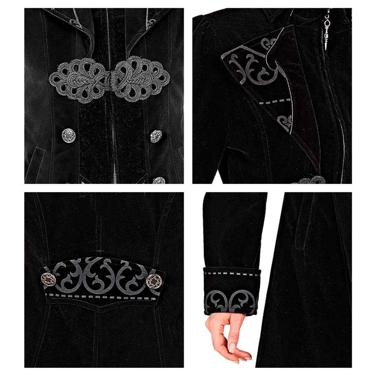 Cappotto Gotico Nero |Donna