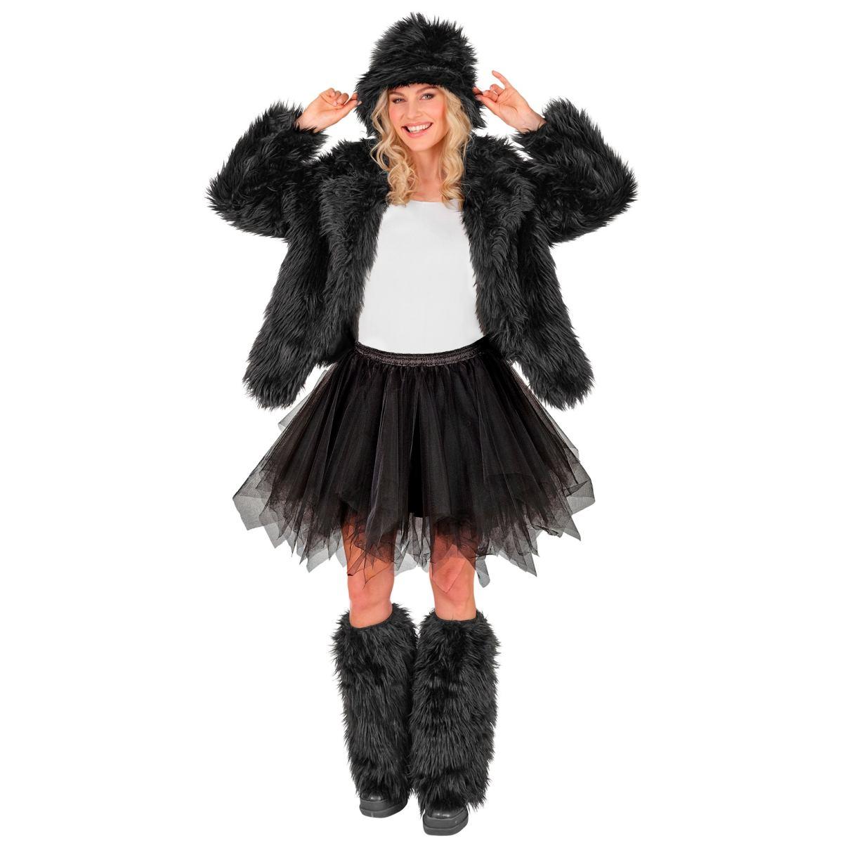 Gonna cm.50 Nera Tulle con Tasca Interna |Donna_907