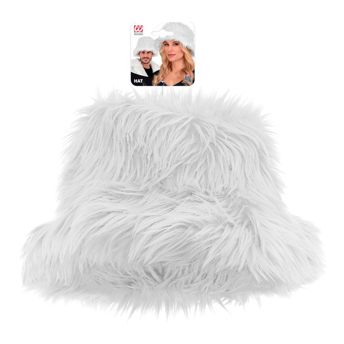 Cappello Pescatore Peluche Bianco |_016