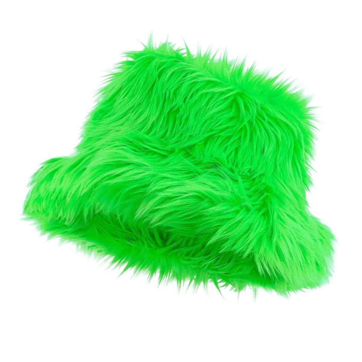 Cappello Pescatore Peluche Verde |_047