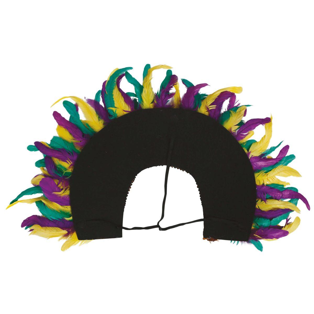 Cerchietto con Piume Multicolor cm.30 |_889