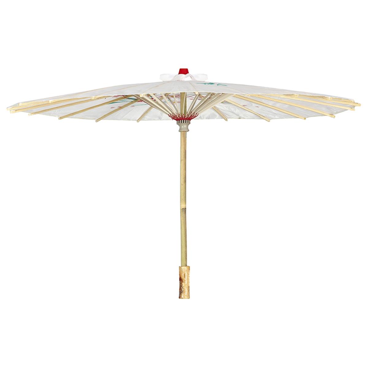 Ombrellino Legno e Carta con Decori Orientali cm.ÃƒÂ˜82 |_905