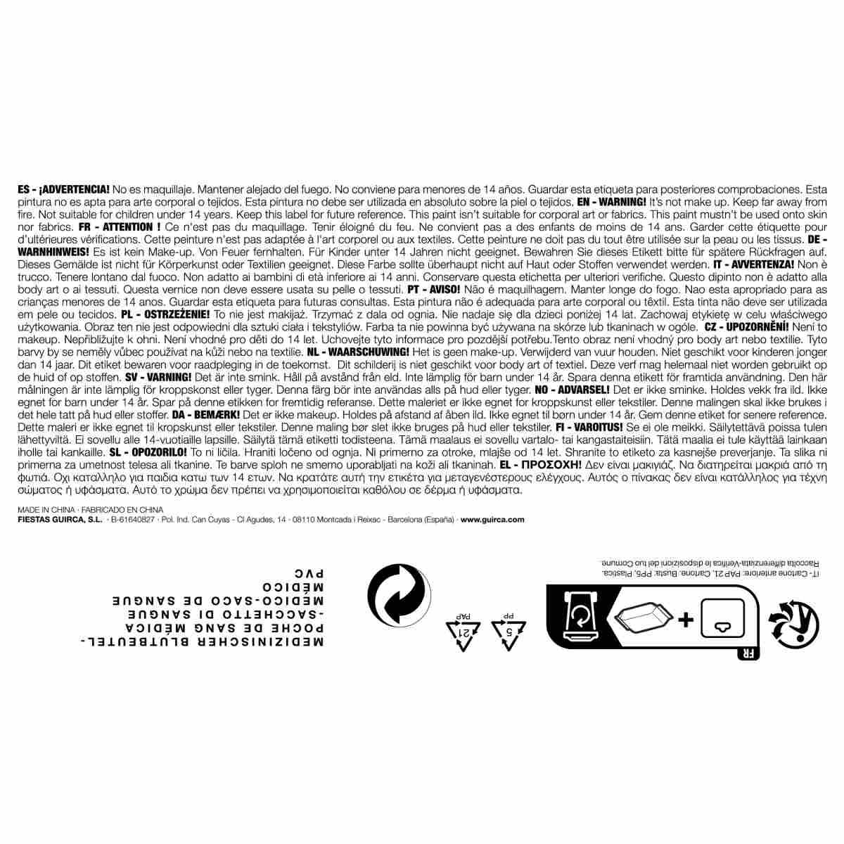 Sangue Scenico Sacca ml.200 |_168