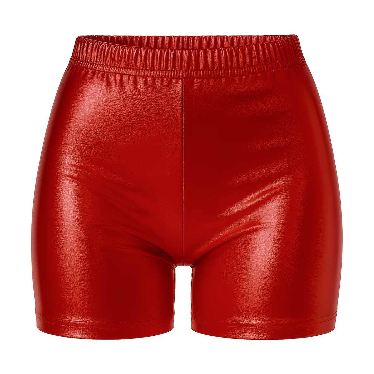 Pantaloncino Rosso Metallizzato |Donna