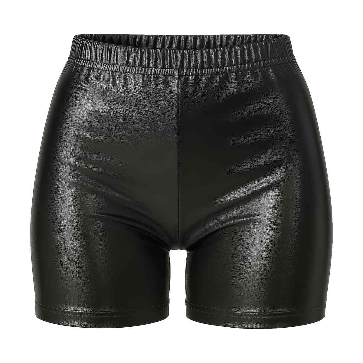 Pantaloncino Nero Metallizzato |Donna