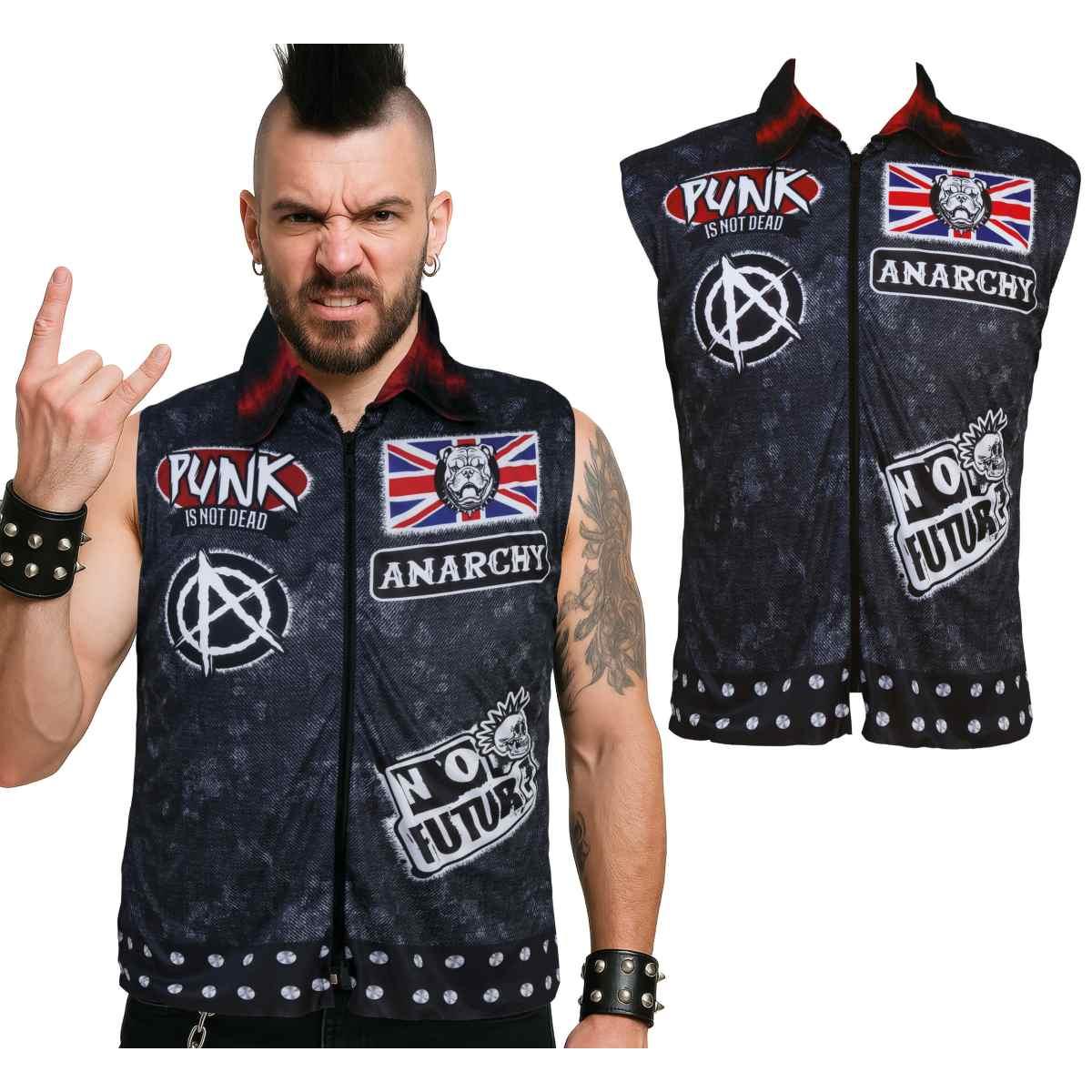 Costume Gilet Punk |Uomo