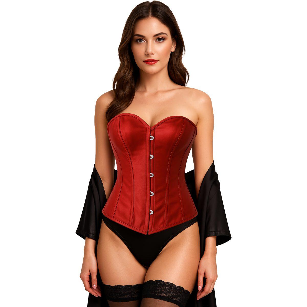 Bustino Corpetto Rosso |Donna