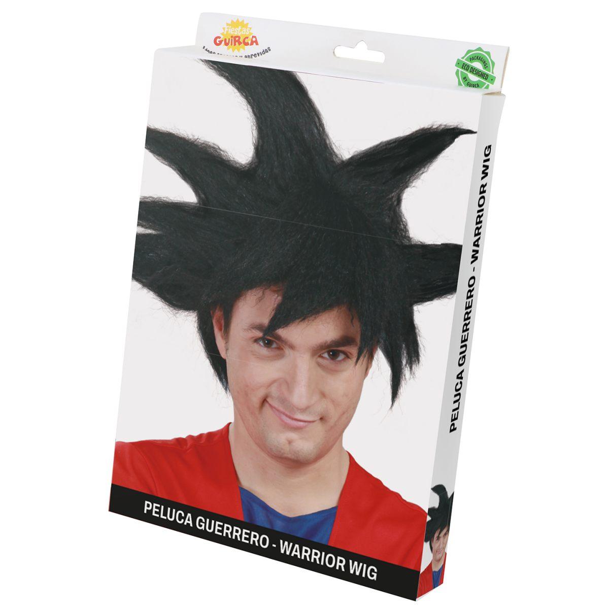 Parrucca Guerriero Dragon Ball Nera |_238