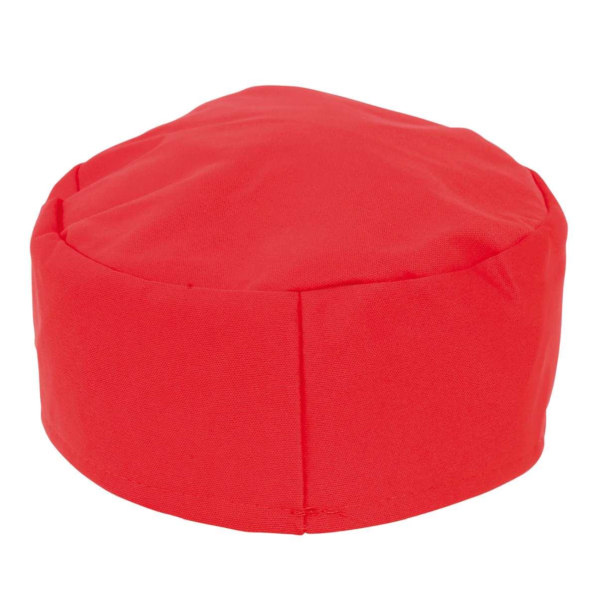 Cappello Berretto Tessuto Rosso con Visiera |_744