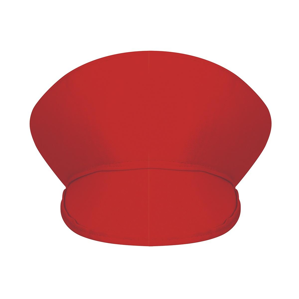 Cappello Berretto Tessuto Rosso con Visiera |_744
