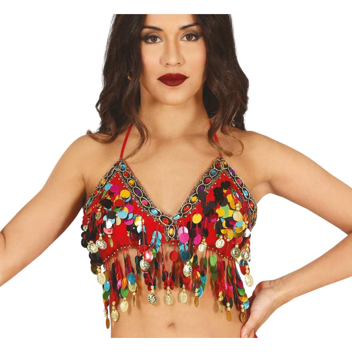 Maglia Top Rossa Odalisca |Donna_169