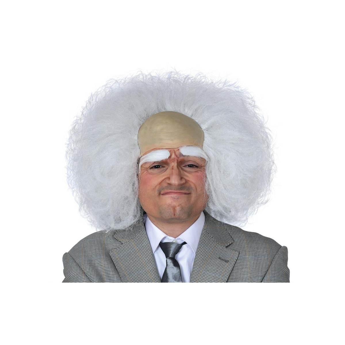 Parrucca Scienziato Pazzo Bianca |_485