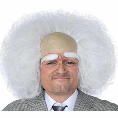 Parrucca Scienziato Pazzo Bianca |_485