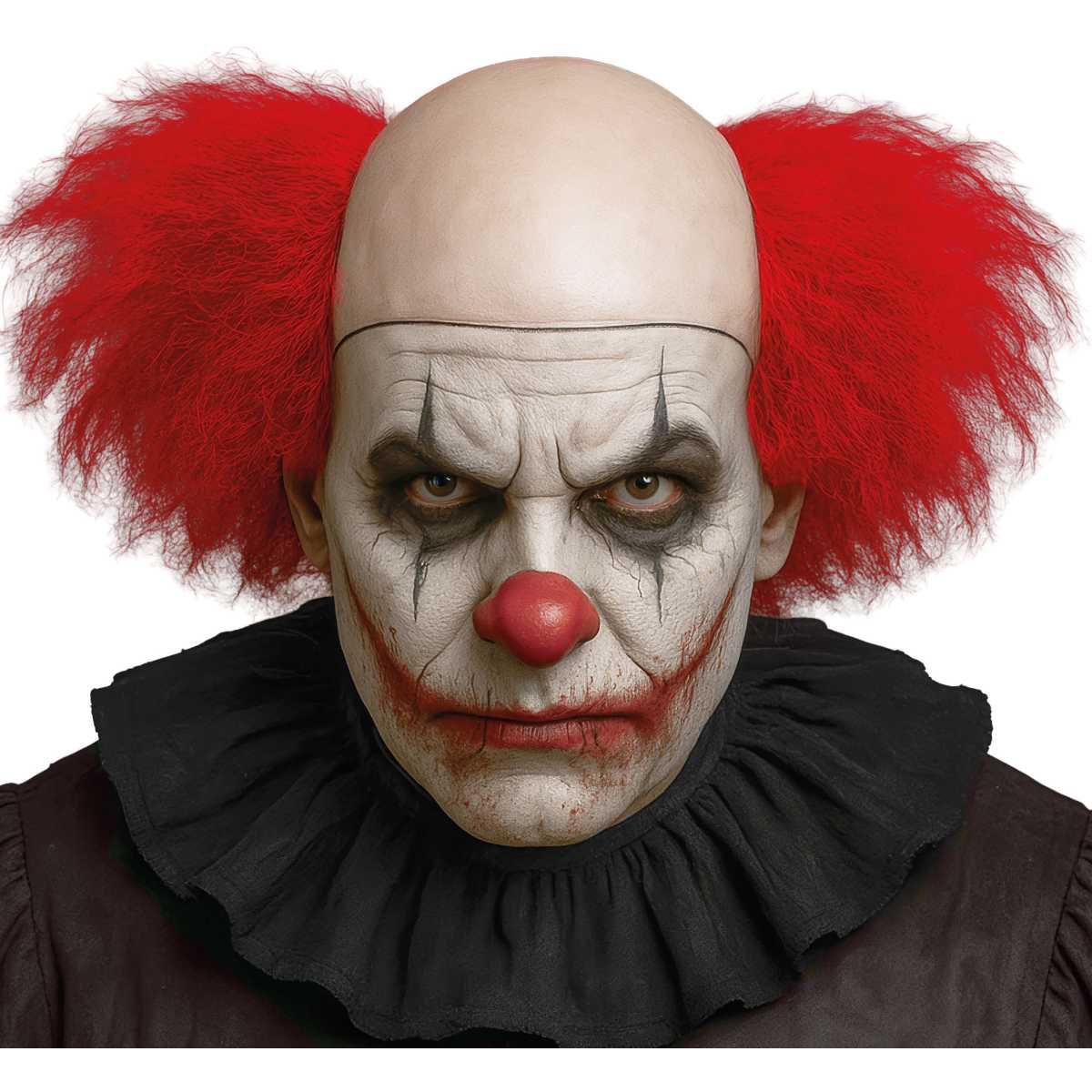 Parrucca Clown Clown Rossa con Pelata |_939