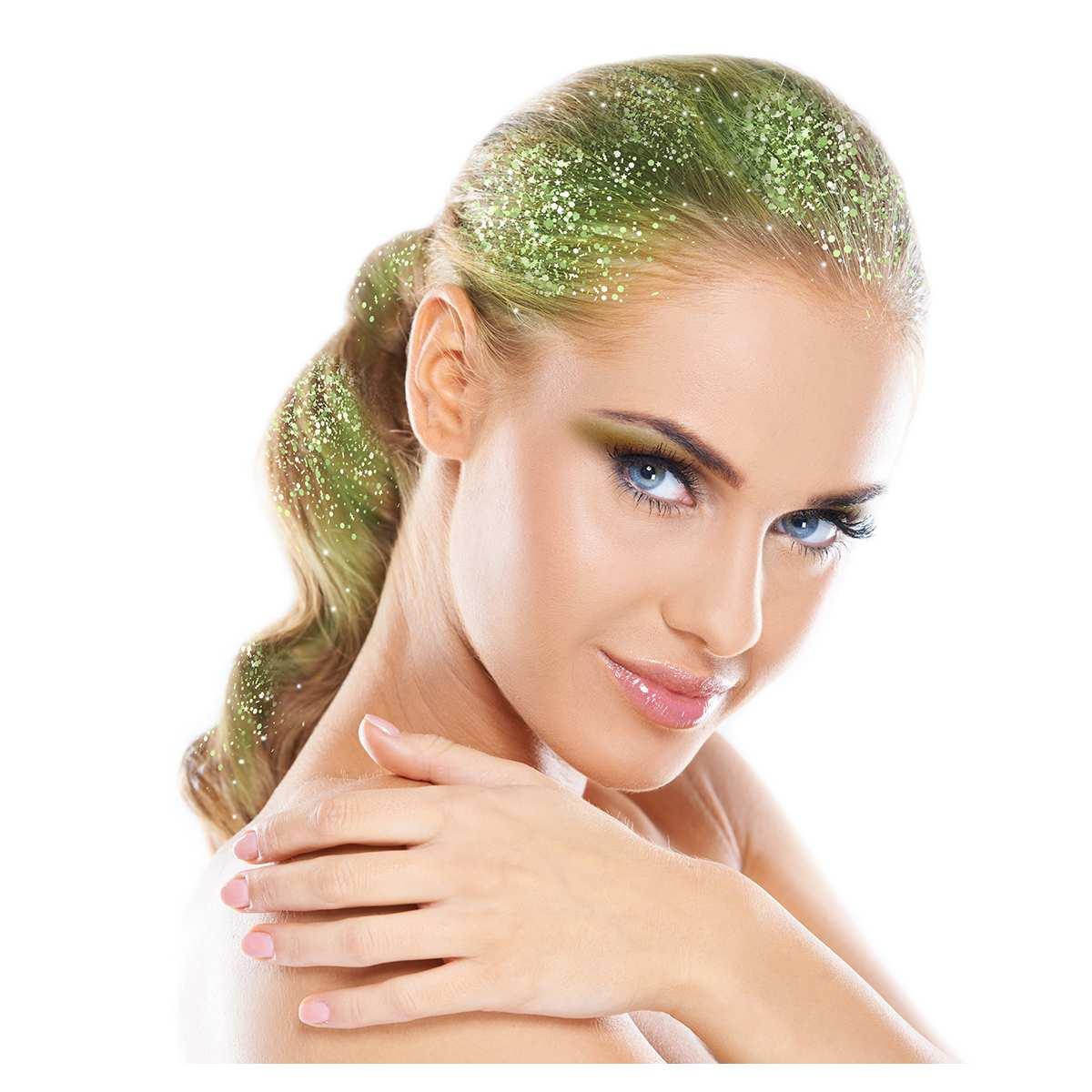 Spray Capelli Glitter Verde ml.125 |_021